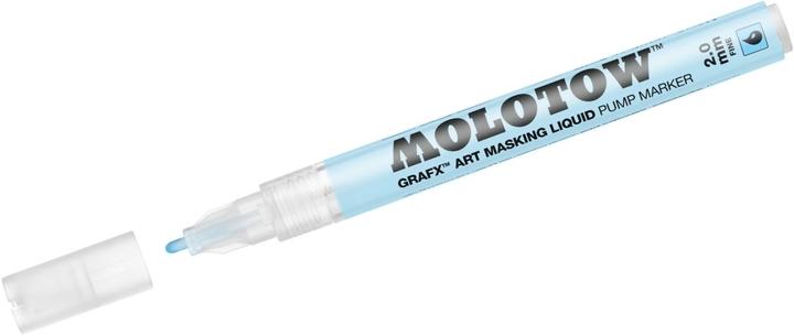 Actual product image Molotow Masking Liquid Pump Marker (Blue, 2 mm, 1 x)