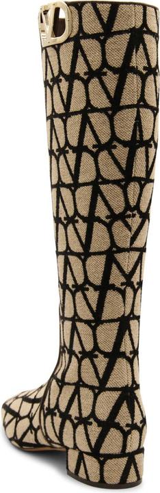 Actual product image Valentino Garavani Canvas Logo Boots (37.5)