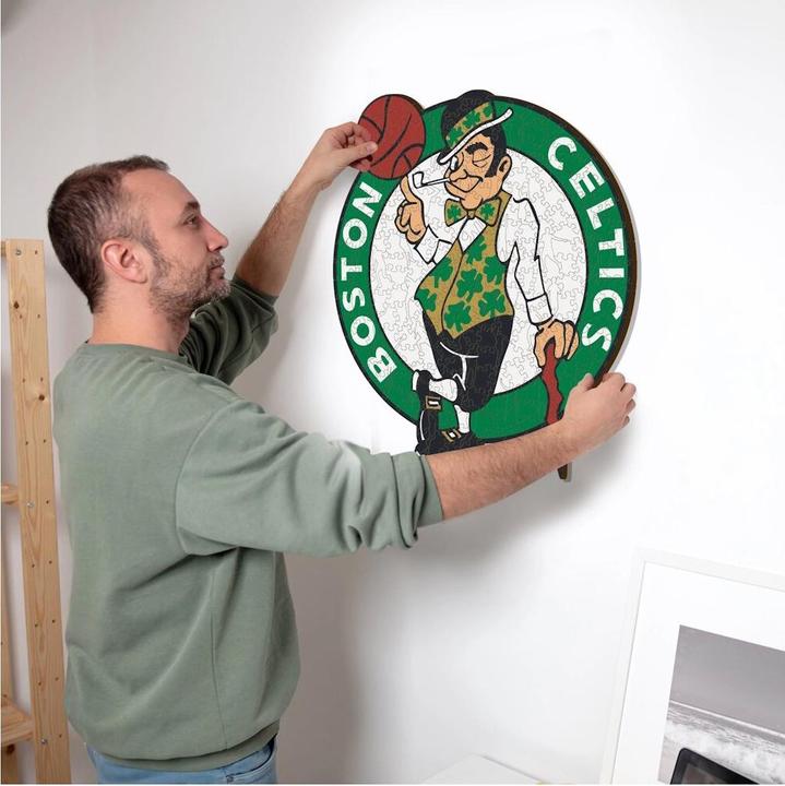 Produktbild Iconic NBA - Boston Celtics - Holz Puzzle Grösse L (500 Teile) (500 Teile)