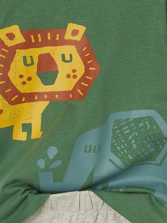 Produktbild Vertbaudet 2er-Pack Jungen Sommer-Schlafanzüge, Savannentiere mit Recycling-Baumwolle (140)