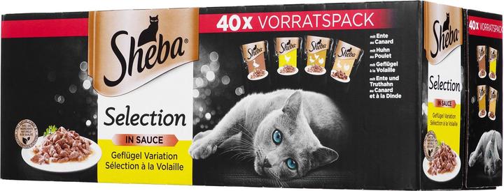 Sheba Selection in Sauce (Adult, 40 Stk., 3400 g)