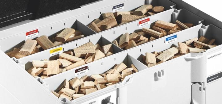 Actual product image Festool Domino dowel beech range DS 4/5/6/8/10 1060 BU (1 pcs.)