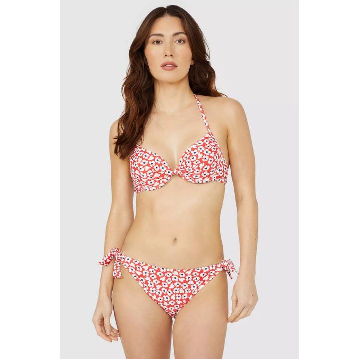 Actual product image Debenhams Womens/Ladies Ditsy Print Underwired Bikini Top (80)
