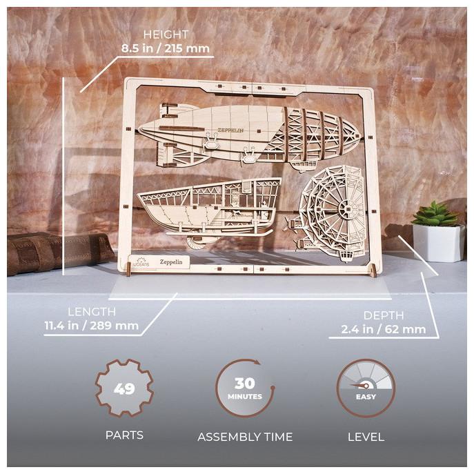 Immagine prodotto Ugears 70208 Puzzle Zeppelin 2.5D