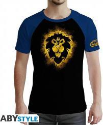 Actual product image ABYstyle WORLD OF WARCRAFT - Tshirt Alliance man SS Yellow Black - premium (L)