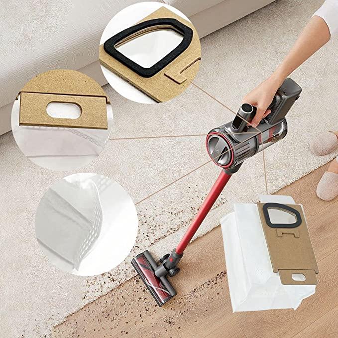 Produktbild Hermex Staubbeutel Ersatz kompatibel für Roborock H6 & H7 Zubehör 2 Stück (2 x)