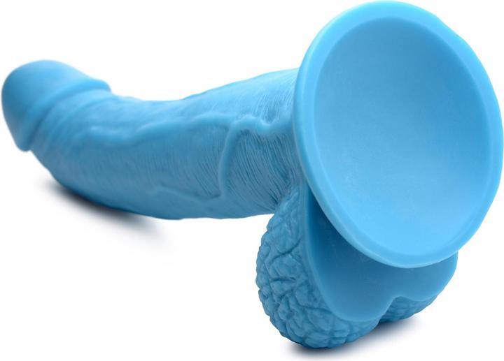 Image du produit Pop Peckers Poppin Dildo 19 cm - Blue