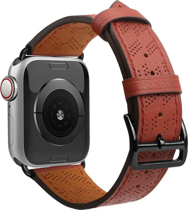 Image du produit Hurtel Bracelet en cuir Bracelet en cuir pour Apple Watch Ultra, SE, 8, 7, 6, 5, 4, 3, 2, 1 (49, 45, 44, (45 mm, 44 mm, 42 mm, 49 mm, Cuir véritable)