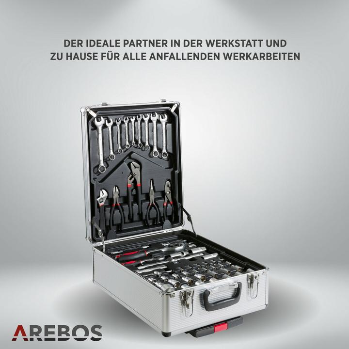 Actual product image Arebos Toolbox (1200 pieces)