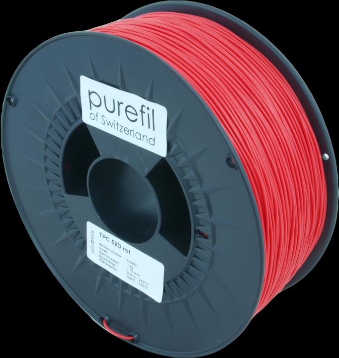 Image du produit Purefil Filament (PTC, 1.75 mm, 1000 g, Rouge)