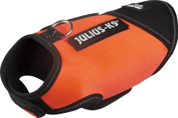 Actual product image Julius-K9 K9 Neoprene IDC hundetøj, str Baby 1, 30-35 cm, UV orange (30, 31, 32, 33, 34, 35, Dog coat)