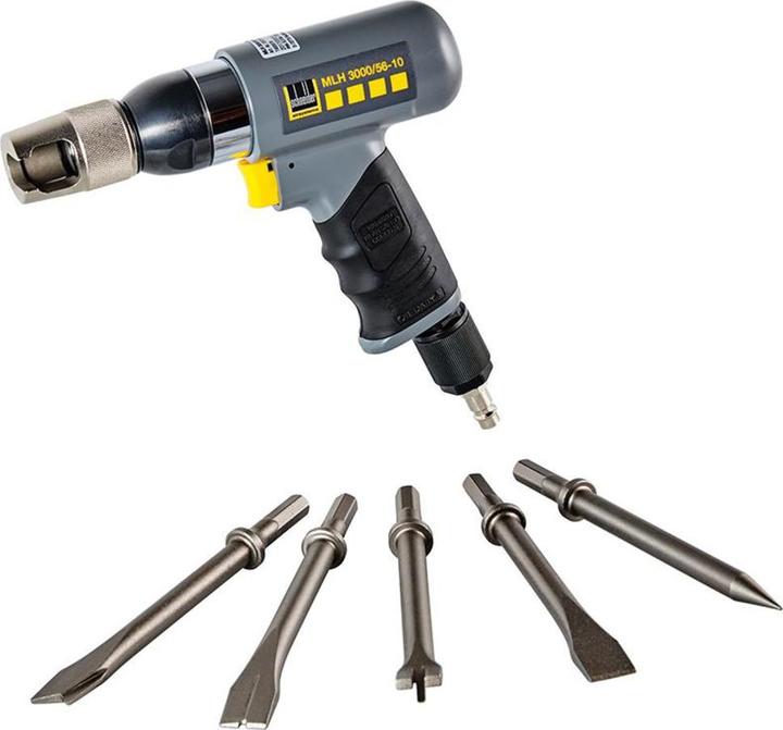 Produktbild Schneider Druckluft SCHNEIDER Meisselhammer MLH 3000/56-10 im Kunststoffkoffer (Druckluft)