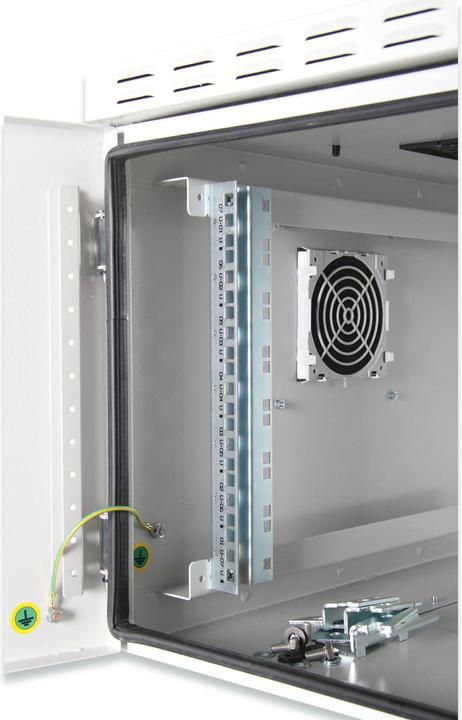 Actual product image Digitus DN-19 09U-I-OD IP55 outdoor wall-mounted enclosure (9 RU, 19 inch rack)