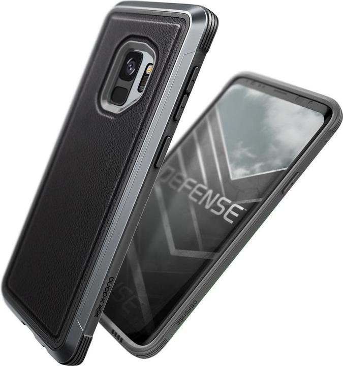 Image du produit Raptic Samsung Galaxy S9, /X-Doria Defense Lux Series, Cuir véritable, Noir (Samsung Galaxy S9)