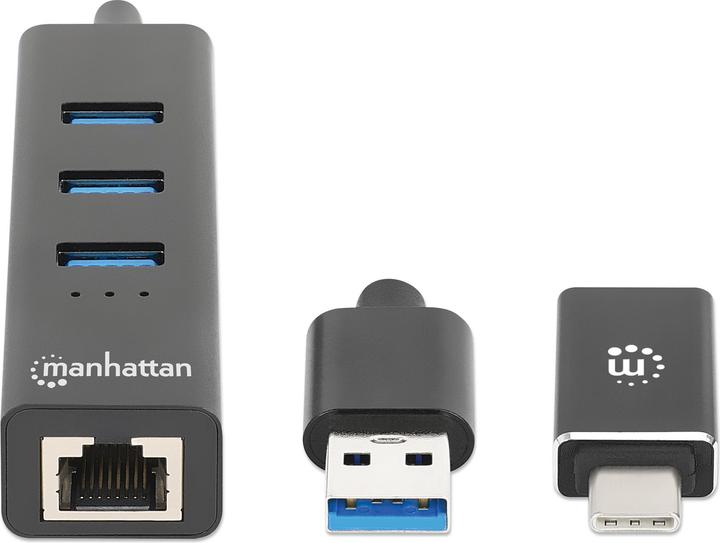 Actual product image Manhattan Kombo (USB-C, 4 Ports)