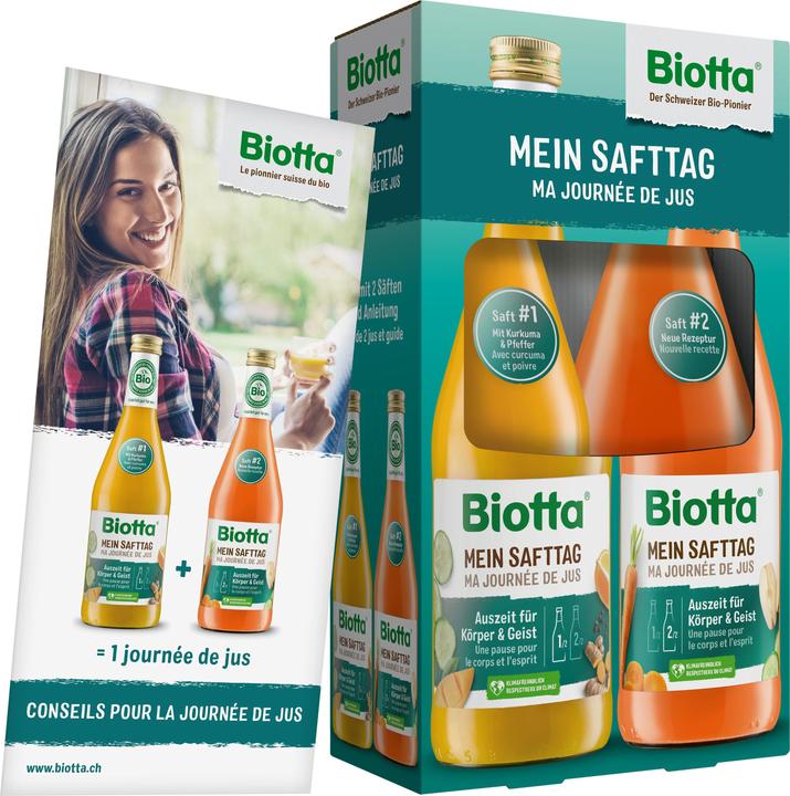 Produktbild Biotta Mein Safttag Set (2 x 50 cl)