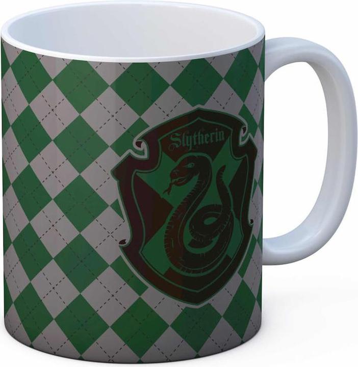 Actual product image SD Toys Slytherin Mug Ceramic Green and White (1 x)