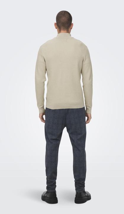 Produktbild Only & Sons Onsphil Reg 12 Struc Half Zip Knit Noos (XS)