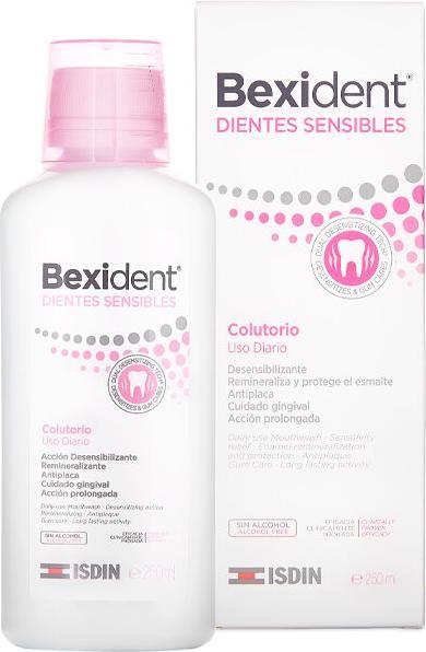 Actual product image Isdin Bexident Sensitive Teeth Mouthwash 250ml (250 ml, Mouthwash)