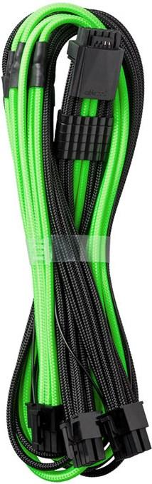 Produktbild CableMod C-Series Pro ModMesh 12VHPWR auf 3x PCI-e Kabel für Corsair - 60cm, schwarz/hellgrün