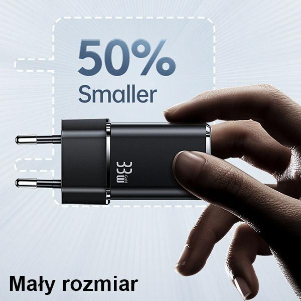 Productafbeelding Usams 33W Dubbele Poorten GaN Mini Snelle Lader (33 W)
