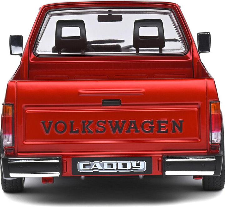 Actual product image Solido 1:18 VW Caddy MK1 red CUSTOM