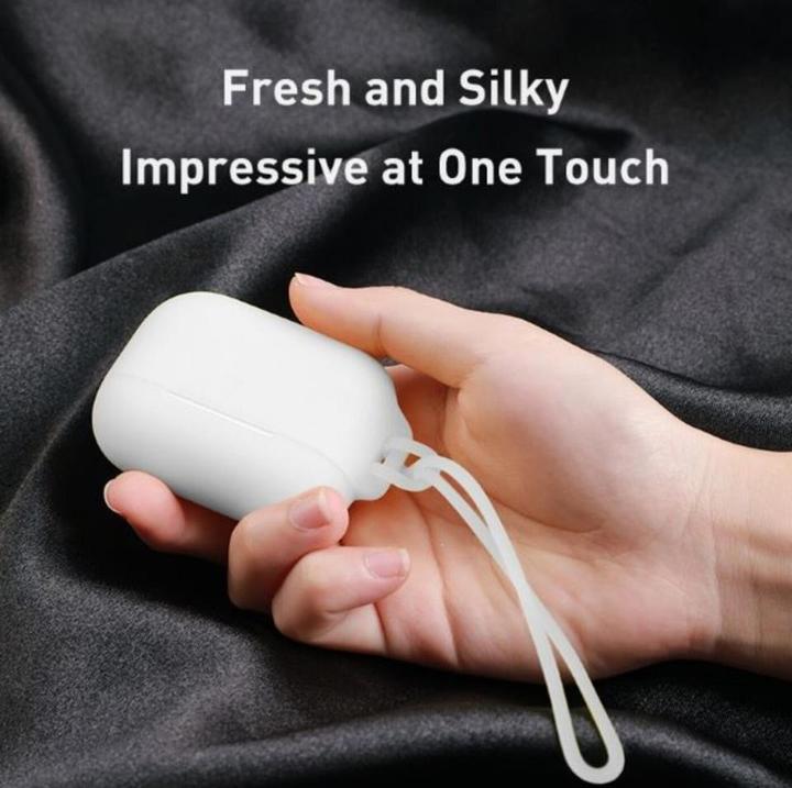 Actual product image Baseus Jelly Lanyard Case (Headphone sleeve)