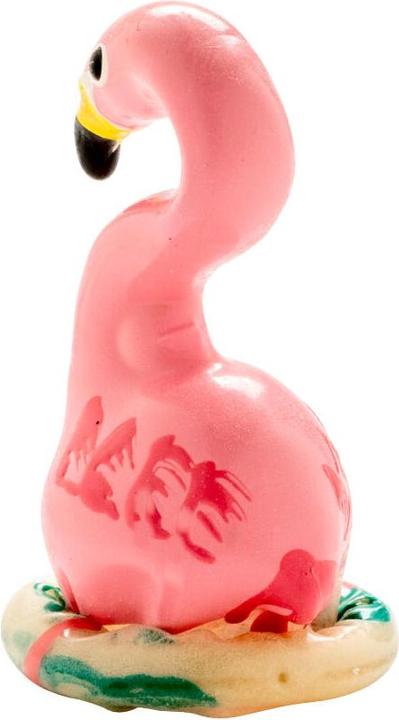 Produktbild Erco Scherzkondom „Pink Flamingo“ – Handbemalt, Naturkautschuklatex, Fun-Geschenk für Partys (1 Stk.)