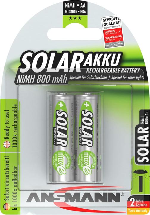 Immagine prodotto Ansmann Solar (1 pz., AA, 800 mAh)