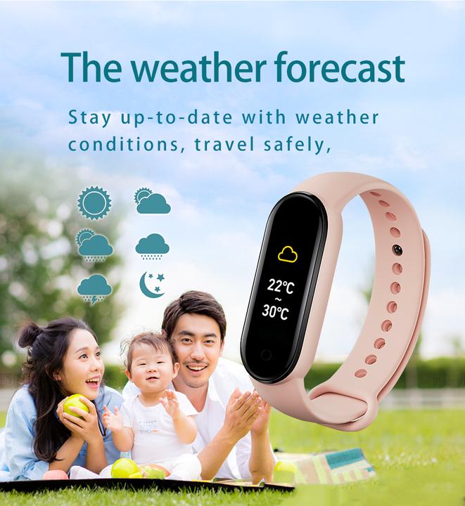 Image du produit PhoneLook Active Fitness Tracker M7 Bracelet sportif intelligent Montre connectée Bluetooth foncé