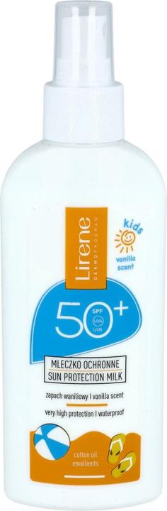 Lirene Sun Kids Protective Milk For Children With Vanilla Scent Spf50 150Ml (Sonnenmilch, SPF 50, 150 ml)
