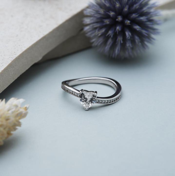 Produktbild Jette Damenring LOVE DIAMOND (59, 925 Silber)