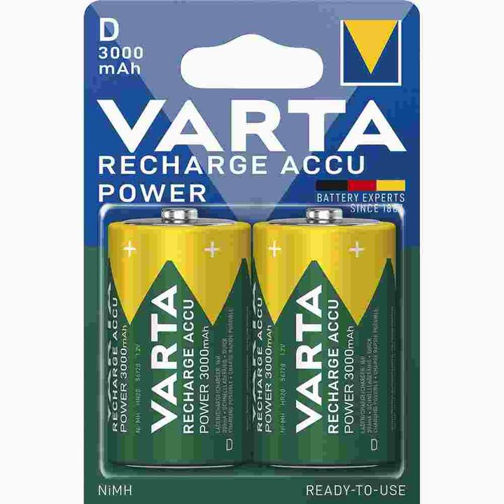 Productafbeelding Varta Recharge Accu Power (2 Pcs., D, 3000 mAh)