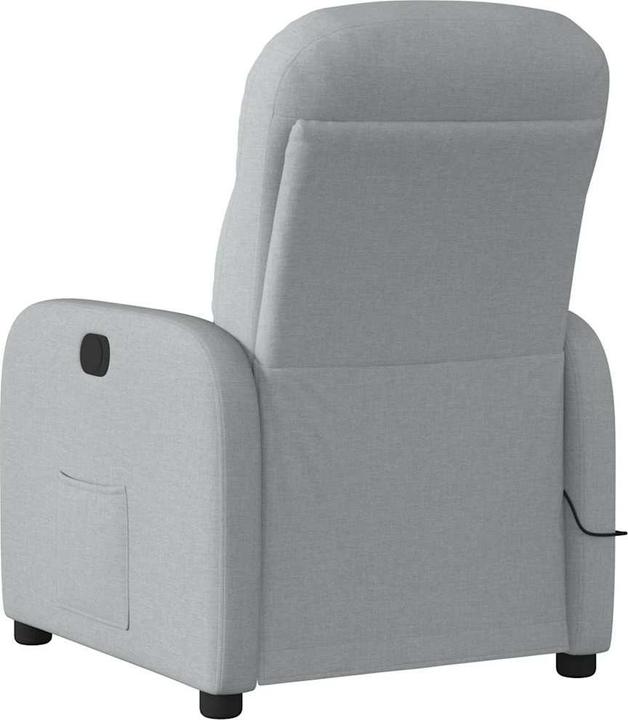 Immagine prodotto VidaXL Sedia da massaggio in tessuto grigio chiaro