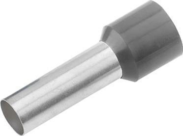 Produktbild Cimco Aderendhülse 4 mm² 10 mm Teilisoliert Grau 18 2344 100 St.