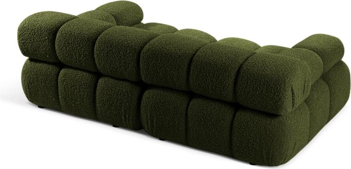 Actual product image Micadoni Velvet Modular Sofa, "Bellis", 2 Seats, 188x94x70 Made in Europe (4-seater, 3-seater, 2 person sofa)
