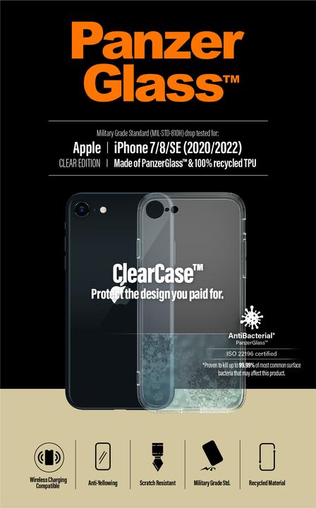 Produktbild PanzerGlass ClearCase (Apple iPhone 7, Apple iPhone SE (2nd Gen), Apple iPhone SE (3rd Gen))