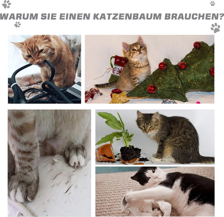 Produktbild Jamb Katzenbaum (83 cm, Hellgrau)