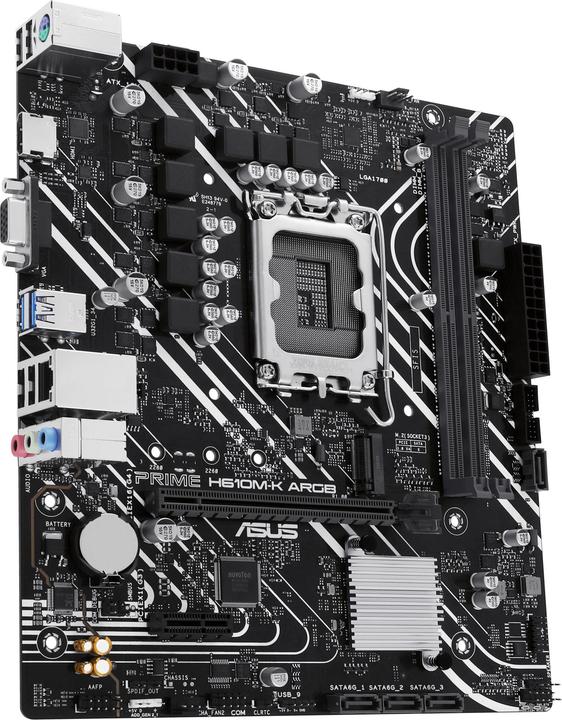 Produktbild ASUS Prime H610M-K ARGB (LGA 1700, Intel H610, mATX)