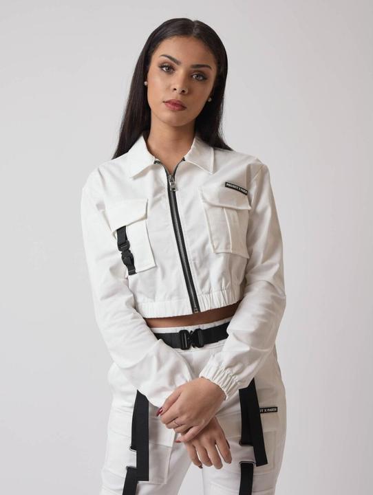 Immagine prodotto Project X Paris Giacca da donna con collo a camicia e tasca (M)