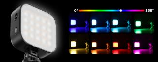 Actual product image Ulanzi U60 RGB Pocket light with U mount Black (Video light)