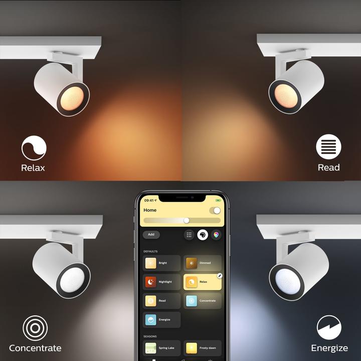 Actual product image Philips Hue Argenta Base BT (1400 lm, GU10)
