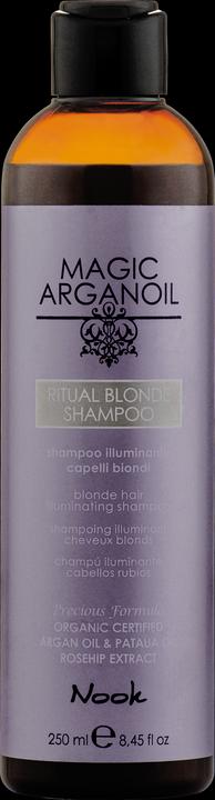 Nook Magic Arganoil Ritual Blonde Shampoo 250ml (250 ml, Flüssiges Shampoo)