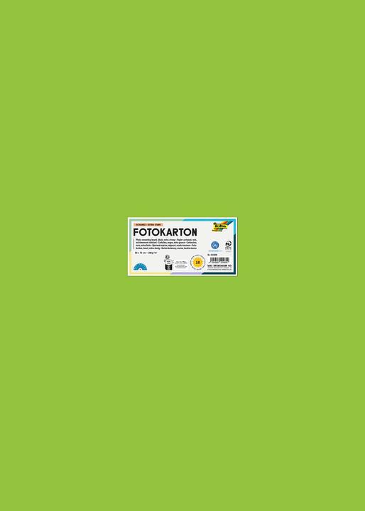 Produktbild Folia Fotokarton, (B)500 x (H)700 mm, 300 g/qm, maigrn (300 g/m², 1 x)