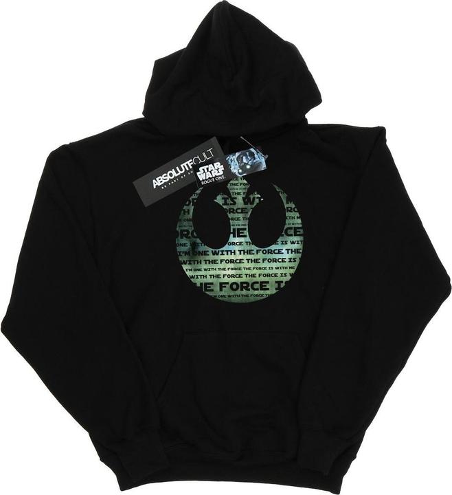 Image du produit Star Wars - Sweat à capuche ROGUE ONE I'M ONE WITH THE FORCE ALLIANCE EMBLEM GREEN - Homme (3XL)