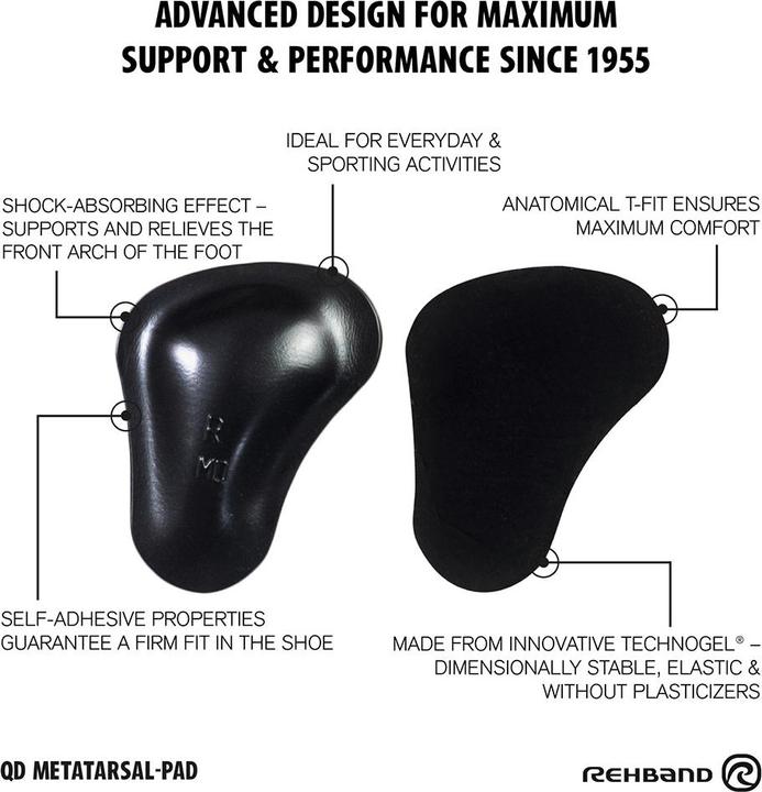 Produktbild Rehband QD Metatarsal Pads w. Technogel® (S)