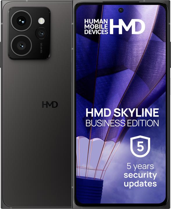 Nokia HMD Skyline Édition Business (128 Go, Noir tordu, 6.54", SIM + eSIM, 108 Mpx, 5G)