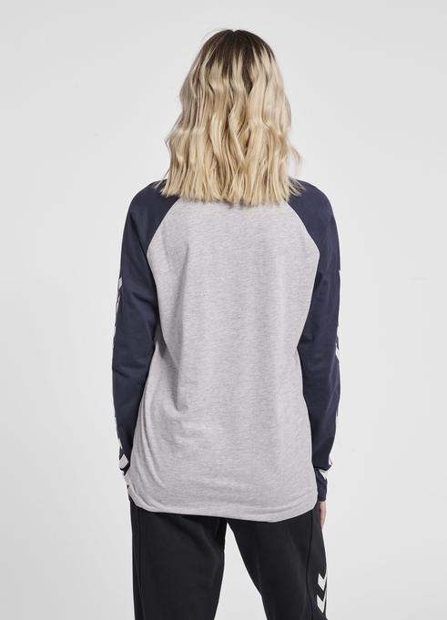 Actual product image hummel Hmllegacy blocked t-shirt l/s (XL)