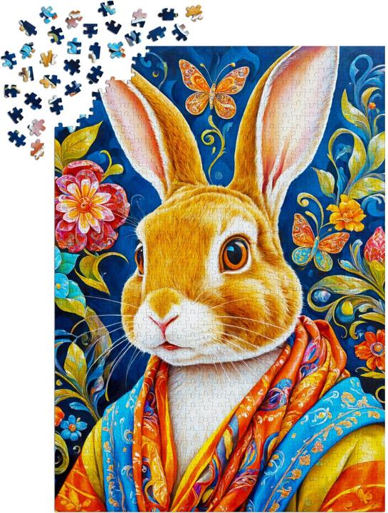 Actual product image Enjoy Puzzle Puzzle 1000 pieces - Cool Rabbit (1000 pieces)