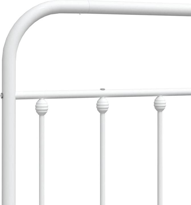 Immagine prodotto VidaXL Kopfteil Metall Weiss 100 cm, Farbe: Weiss, Material (105 x 3 x 100 cm)